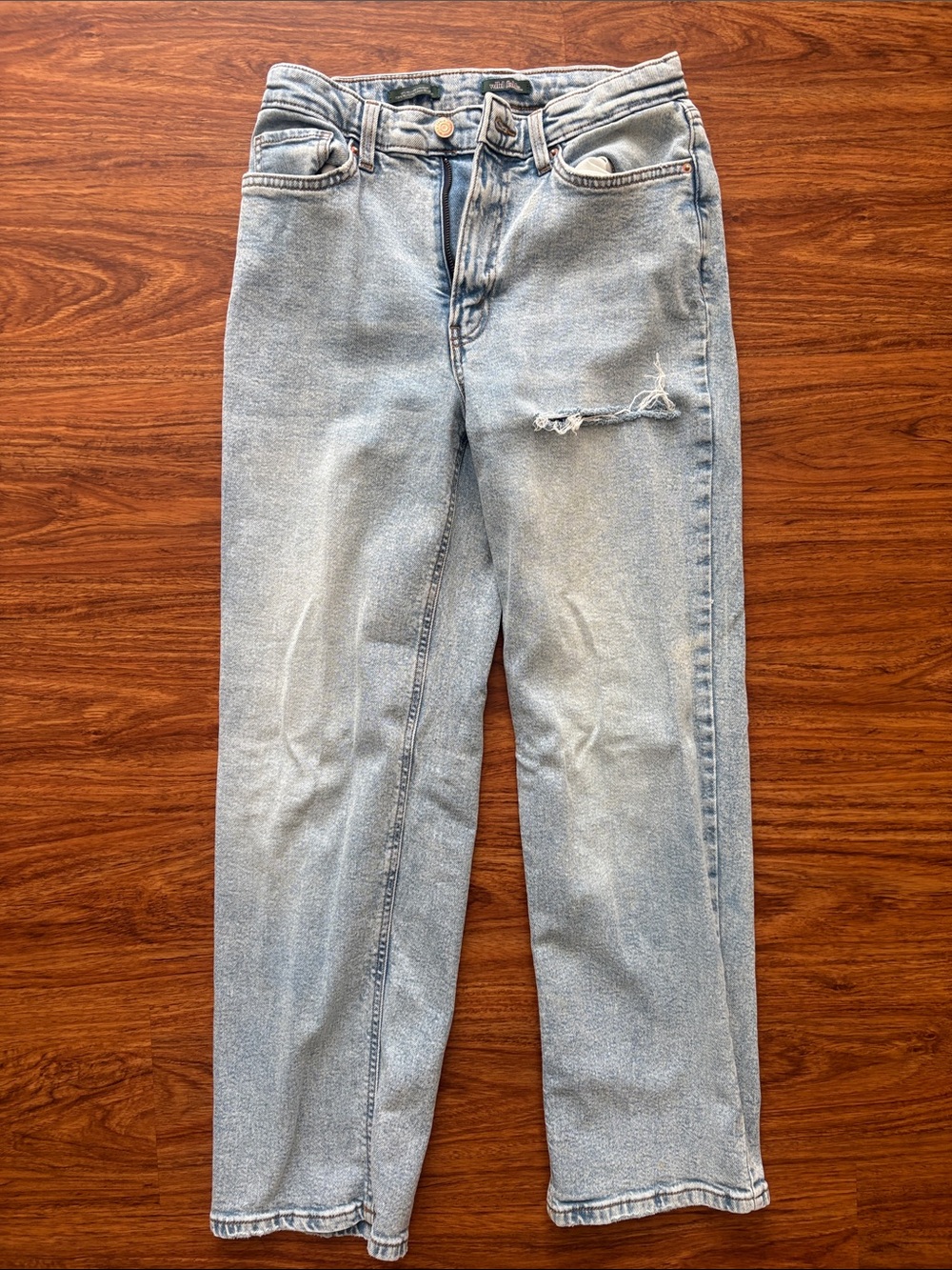 wild fable light blue high-rise relaxed denim jeans